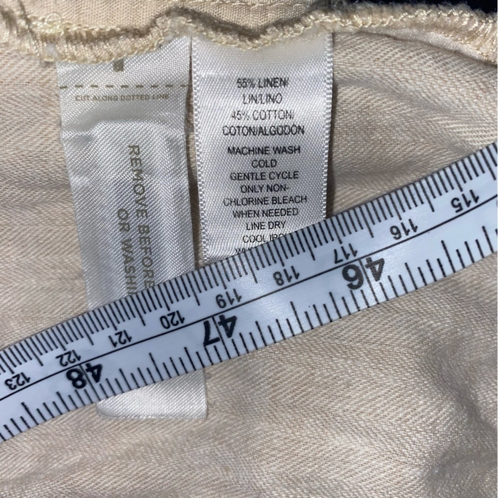 Loft Linen Blend Shorts Size Large NWOT - Picture 3 of 11